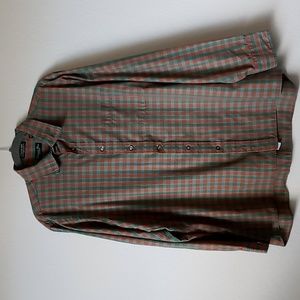 Vintage Christian Dior Monsieur Long Sleeve Button Down Shirt Size 17 34/35